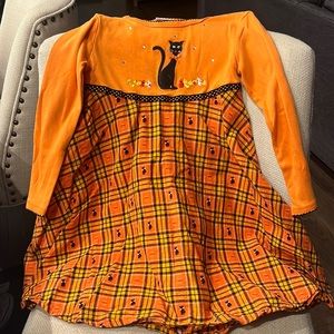 Black cat Halloween dress